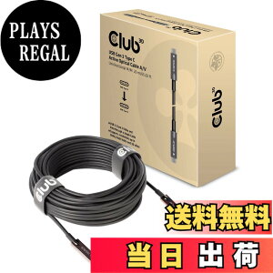 �y���������zClub 3D USB Gen2 Type C 10Gbps Cable �F�F���A�T�C�Y�F20m AOC�i�f���j