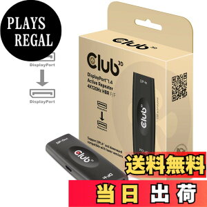 �y���������zClub 3D DisplayPort Extention Calble �F�F�u���b�N�A�T�C�Y�F20m ���s�[�^