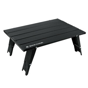 yzRock Cloud AEghAe[u Lv ~j [e[u A~ ܂肽ݎ y RpNg BBQ oR c[O [ܕt FFBlack,Adjustable HeightATCYFSmall