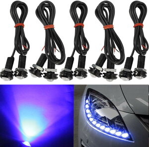 yzX-STYLE LED fCCg 18mm X|bgCg {g^ C[OAC ʌv h Px ߍ݌^ 12Vp 10 FFu[ATCYF18mm