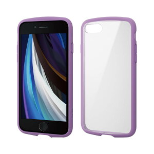 yzGR iPhone 11 P[X ϏՌ×t[ TOUGH SLIM LITE [wʃNA^Cv] ubN FFp[vATCYFiPhone SE