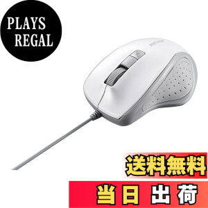 �y���������zBUFFALO �L�� BlueLED �É� 5�{�^���}�E�X BSMBU308�V���[�Y �F�F�z���C�g(�R�ہE�R�E�C���X)