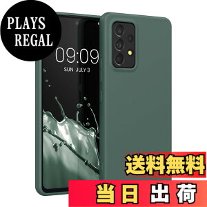 �y���������zkwmobile �X�}�z�P�[�X Samsung Galaxy A50�Ή� �P�[�X - �ϏՌ� ����~�� �\�t�g TPU �V���R�� - ���x���_�[ �F�F�X���[�L�[�u���[�O���[���A�T�C�Y�FGalaxy A53 5G