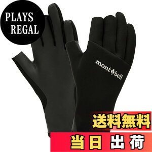 �y���������z�����x�� [mont-bell] �N���}�v���� �X���[�t�B���K�[���X �t�B�b�V���O�O���[�u �u���b�N #1126204 �F�F�u���b�N�A�T�C�Y�FL