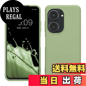 �y���������zkwmobile �X�}�z�P�[�X ASUS Zenfone 10 / Zenfone 9�Ή� �P�[�X - �ϏՌ� ����~�� �\�t�g TPU �V���R�� - �ԐF �F�F���C�g�O���[��
