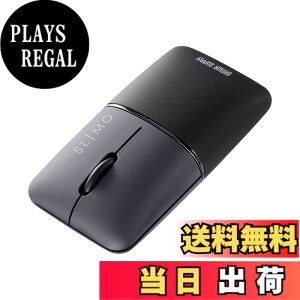 �y���������z�T�����T�v���C �É��u���[LED�}�E�X SLIMO�i�[�d���j �F�F�u���b�N