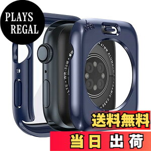 �y���������zBELIYO �Ή� Apple Watch �P�[�X Series 11/10/9/8/7/SE3/SE2/SE/6/5/4/3/2/1 Ultra 3/2/1 �A�b�v���E�H�b�` �J�o�[ �K���X�t�B���� ��̌^ Apple Watch �J�o�[ PC�f�� �y�� ���{���Ɏq�� ��d�\�� �A�b�v