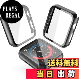 �y���������zSmilelane�y2�z�Ή� Apple Watch Series 4/5/6/SE/7/8/9/10 �p �P�[�X, PC�f�� ��̌^ �K���X�P�[�X Series 4/5/6/SE/7/8/9/10 �ی�J�o�[ �F�F�u���b�N�A�T�C�Y�F41mm