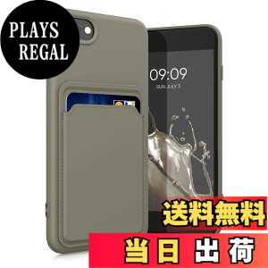 �y���������zkwmobile �X�}�z�P�[�X Apple iPhone SE3 / iPhone SE2 / iPhone SE (2022) / iPhone SE (2020) / iPhone 8 / iPhone 7�Ή� �P�[�X -�J�[�h�z���_�[�t�� �\�t�g TPU �V���R�� �F�F���C�g�O���[�}�b�g�A�T�C�Y�F
