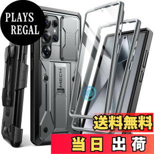 �y���������zTongate Samsung Galaxy S24 Ultra�P�[�X�A�y�X���C�h���J�����J�o�[���X�N���[���v���e�N�^�[�����z�y2�̃t�����g�t���[���z �F�F�O���[�A�T�C�Y�FS24 Ultra Case