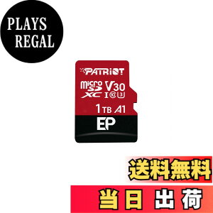 �y���������zPatriot EP Series Micro SDXC V30 A1 UHS-I U3 4K UHD Memory Card Parent �F�FRed/Black�A�T�C�Y�F1TB