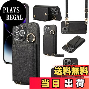 �y���������zXKringCKPTcs Wallet Case for iPhone 14 �F�F�u���b�N�A�T�C�Y�FiPhone 14 Pro Max
