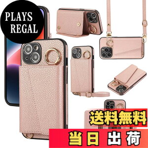 �y���������zXKringCKPTcs Wallet Case for iPhone 13 �F�F���[�Y�S�[���h�A�T�C�Y�FiPhone 13