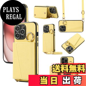 �y���������zXKringCKPTcs Wallet Case for iPhone 15 �F�F�C�G���[�A�T�C�Y�FiPhone 15 Pro