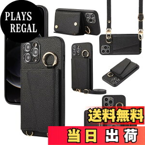 �y���������zXKringCKPTcs Wallet Case for iPhone 12 �F�F�u���b�N�A�T�C�Y�FiPhone 12 Pro Max