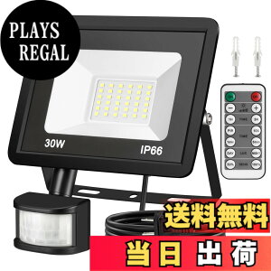 �y���������zANOTEK �l���Z���T�[���C�g ���O �R���Z���g �h�ƃ��C�g�h��IP66 10W LED������ �����F 6000K ���S��퓔 �F�F30W