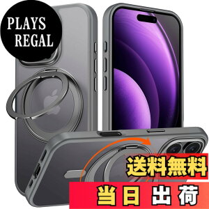 �y���������ziPhone 16 Pro �p �P�[�X Magsafe�Ή� �A�C�t�H��16�v�� �J�o�[ 360°��]�X�^���h Uovon �X�}�z�P�[�X �A�C�z�� 16pro �g�уP�[�X ���C�����X�[�d �ԍڃz���_�[ �Ή� �X�g���b�v���t�� ��