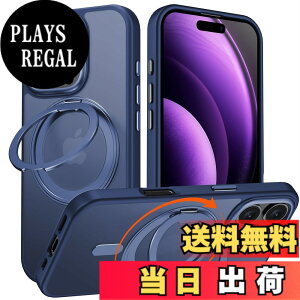 �y���������ziPhone 16 Pro �p �P�[�X Magsafe�Ή� �A�C�t�H��16�v�� �J�o�[ 360°��]�X�^���h Uovon �X�}�z�P�[�X �A�C�z�� 16pro �g�уP�[�X ���C�����X�[�d �ԍڃz���_�[ �Ή� �X�g���b�v���t�� ��