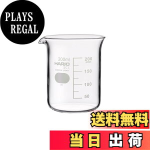�y���������zHARIO(�n���I) �r�[�J�[ �ϔM�K���X�� �F�F�N���A�A�T�C�Y�F200mL