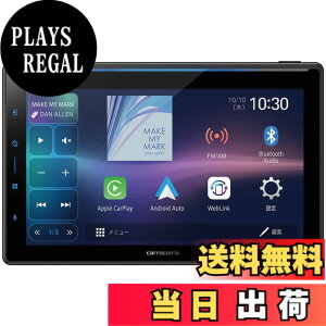 �y���������zPioneer �p�C�I�j�A �f�B�X�v���C�I�[�f�B�I AppleCarPlay AndroidAuto�Ή� Wi-Fi���[�^�[ �Z�b�g �F�F�u���b�N�A�T�C�Y�F10.1�C���`