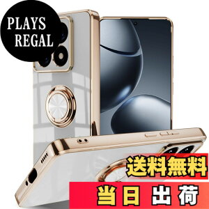 �y���������zLuFiYa �P�[�X �����O�t�� �J�o�[ TPU�f�� �X�^���h�@ �X�}�z�P�[�X �y�� �ϏՌ� ���� �C�菝�h�~ �����h�~ �ԍڃz���_�[ 360°��] �P�[�X �F�F�z���C�g�A�T�C�Y�FXiaomi 14T