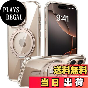 �y���������ziPhone 16 Pro �p �P�[�X Magsafe�Ή� �A�C�t�H��16�v�� �J�o�[ 360°��]�X�^���h Uovon �X�}�z�P�[�X �A�C�z�� 16pro �g�уP�[�X ���C�����X�[�d �ԍڃz���_�[ �Ή� �X�g���b�v���t�� ��