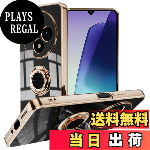 �y���������zLuFiYa �P�[�X �����O�t�� �J�o�[ TPU�f�� �X�^���h�@ �X�}�z�P�[�X �y�� �ϏՌ� ���� �C�菝�h�~ �����h�~ �ԍڃz���_�[ 360°��] �P�[�X �F�F�u���b�N�A�T�C�Y�FXiaomi Redmi 14C