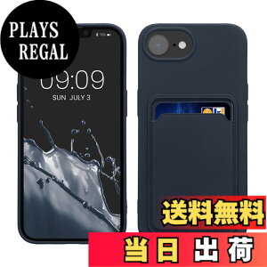 �y���������zkwmobile �X�}�z�P�[�X Apple iPhone SE3 / iPhone SE2 / iPhone SE (2022) / iPhone SE (2020) / iPhone 8 / iPhone 7�Ή� �P�[�X -�J�[�h�z���_�[�t�� �\�t�g TPU �V���R�� ���F �F�F�l�C�r�[�A�T�C�Y�FiPhone 1
