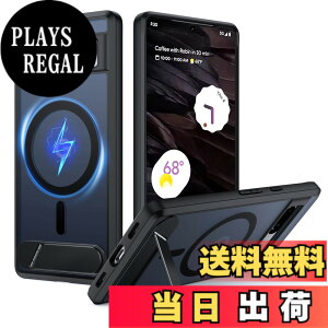 �y���������zFNDMIL Google pixel 6 �p �P�[�X �F�F�u���b�N[Magsafe�Ή�]�X�^���h�t���A�T�C�Y�FGoogle Pixel 7a