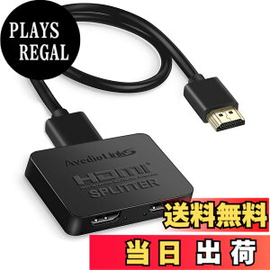 �y���������zavedio links HDMI���z�� 4Kx2K �X�v���b�^�[ 1����2�o�� �F�F4K 30Hz 1x2 HDMI �X�v���b�^�[�A�T�C�Y�F4K 1����2�o��