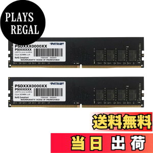 �y���������zPATRIOT DDR4 2666MHz PC4-21300 CL19 �q�[�g�V���N�t �F�FUDIMM�A�T�C�Y�F8GBx2���g