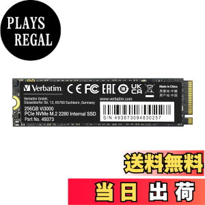 �y���������zVerbatim �o�[�x�C�^�� ����SSD �T�C�Y�F256GB