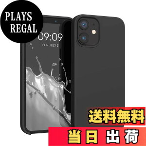 �y���������zkwmobile �X�}�z�P�[�X Apple iPhone 12 mini�Ή� �P�[�X - TPU ���L�b�h �V���R�� �J�o�[ - �ϏՌ� ���h�~ �T���T�� Case �F�F�u���b�N