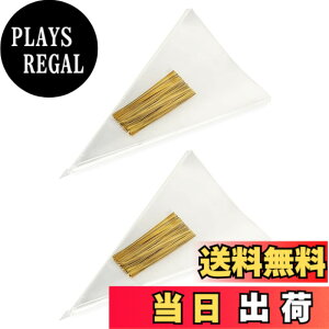 �y���������zRimikuru �O�pOPP�� ���b�s���O �؂�� �ԑ� �O�p�` �N���A �M�t�g� �J���[�^�C�t�� �Z�b�g �F�F25cmx13cm�E200���Z�b�g�A�T�C�Y�F25cmx��13cm