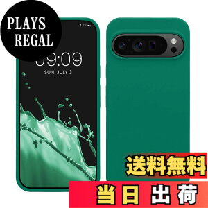 �y���������zkwmobile �X�}�z�P�[�X Google Pixel 9 Pro XL�Ή� �P�[�X - TPU ���L�b�h �V���R�� �J�o�[ - �ϏՌ� ���h�~ �T���T�� Case �F�F�G�������h�O���[���A�T�C�Y�FPixel 9 Pro XL