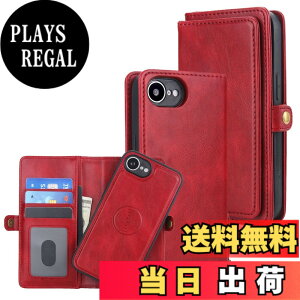 �y���������zfor iPhone 16 Many Card Slots 2in1 Detachable Wallet Case �F�F���b�h�A�T�C�Y�FiPhone 16e