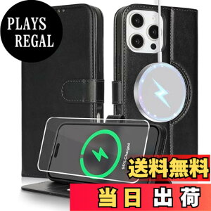 �y���������zSZBQBmagsafePW for iPhone16 leather case �F�F�u���b�N�A�T�C�Y�FiPhone 16 Pro Max