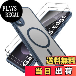 �y���������zGreerass Phone �P�[�X MagSafe �Ή� �F�F�u���[�A�T�C�Y�FGALAXY S25 EDGE �Ή� �ی�P�[�X