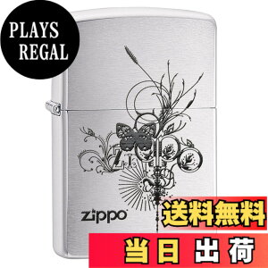 �y���������zZIPPO�i�W�b�|�[�j24800 Butterfly-Artsy Design ��/�`���E �u���b�V���N���[��/����� ZIPPO ���S FULL SIZE ZIPPO LIGHTER/�W�b�|���C�^�[[���s�A���i] �F�F�V���o�[