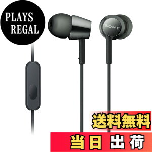 �y���������zSony MDREX155AP �C���C���[�C���z�� �w�b�h�z��/�w�b�h�Z�b�g �}�C�N�t�� �ʘb�p �u���b�N (MDR-EX155AP/B) �F�F�u���b�N�A�T�C�Y�Fk