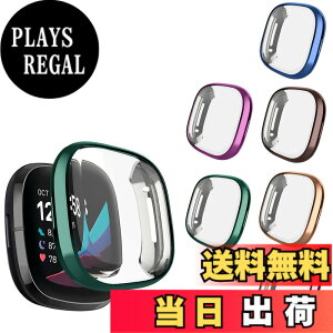 �y���������zNAHAI Fitbit Sense/Fitbit Versa 3�p�X�N���[���v���e�N�^�[6���p�b�N�P�[�X�B�S�������^���b�L�o���p�[�V�F�����h�~�J�o�[ Fitbit Sense/Versa 3�X�}�[�g�E�H�b�`�p �F�F�p�[�v���A���[�Y