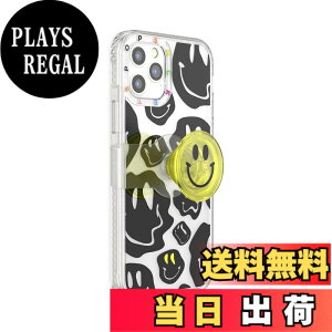 �y���������zPopsockets iPhone 12/12 Pro �P�[�X ���|�W�V���i�u���X���C�h�O���b�v�t�� MagSafe - All Smiles �F�FAll Smiles�A�T�C�Y�FiPhone 12 / 12 Pro