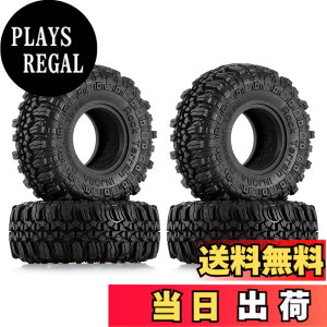 �y���������zINJORA 1.0 �^�C�� �\�t�g���o�[ �N���[���[ �z�C�[�� �^�C�� 1/18 TRX4M SCX24 �O���f�B�G�[�^�[ �u�����R C10 JLU �f�b�h�{���g B17 �� 1/24 1/18 �ǐՎԁA4�A56 x 22mm(T1005) �F�F�u���b�N�A
