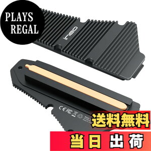 �y���������zineo PS5 �h�o�q�[�g�V���N M.2 NVME SSD �q�[�g�V���N PS5�p (PS5 Slim�����PS5 Pro�ɂ͑Ή����Ă��܂���) �}�O�l�V�E���A���~�j�E������ �����X�g���b�v�t���f�U�C�� [M24] �F�F�u���b�N