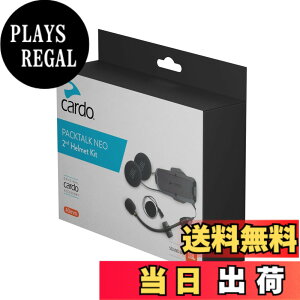 �y���������zCardo �J���h �o�C�N �C���J�� PACKTALK NEO �p�b�N�g�[�N �l�I 2nd Helmet Kit Sound by JBL �Z�J���h�w�����b�g�L�b�g ACC00016 �F�F�u���b�N�A�T�C�Y�F�ʏ�