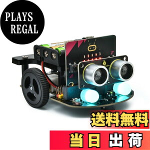 �y���������zKEYESTUDIO Micro:bit V2���{�b�g�X�^�[�^�[�L�b�g (�}�C�N���r�b�g�Ȃ�) Makecode��Python�p �F�F2