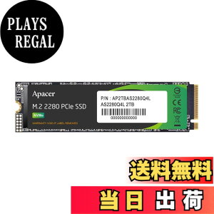 �y���������zApacer �A�y�C�T�[ M.2 SSD �F�F�u���b�N�A�T�C�Y�F2000GB(2TB)