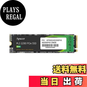 �y���������zApacer �A�y�C�T�[ M.2 SSD �F�F�u���b�N�A�T�C�Y�F256GB