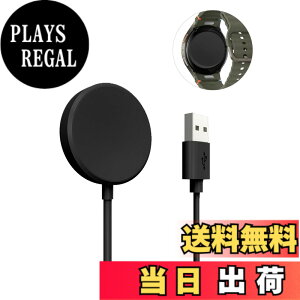 �y���������zFor Samsung Galaxy Watch Ultra/Watch 7/Watch 6/Watch 5/Watch 5 Pro/Watch 4/Watch 4 classic/Watch 3 �X�}�[�g�E�H�b�` �[�d�P�[�u�� ���C�z�� �Ή� USB�P�[�u�� �[�d�� �y�}���[�d/�����ϋv�z(�u���b�N) �F