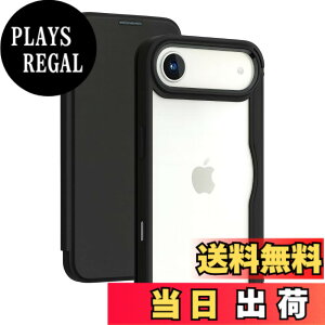 �y���������ziPhone17 Air �p �w�ʃN���A�蒠�^�P�[�X �u���b�N 437-cpu-bk �F�F�u���b�N